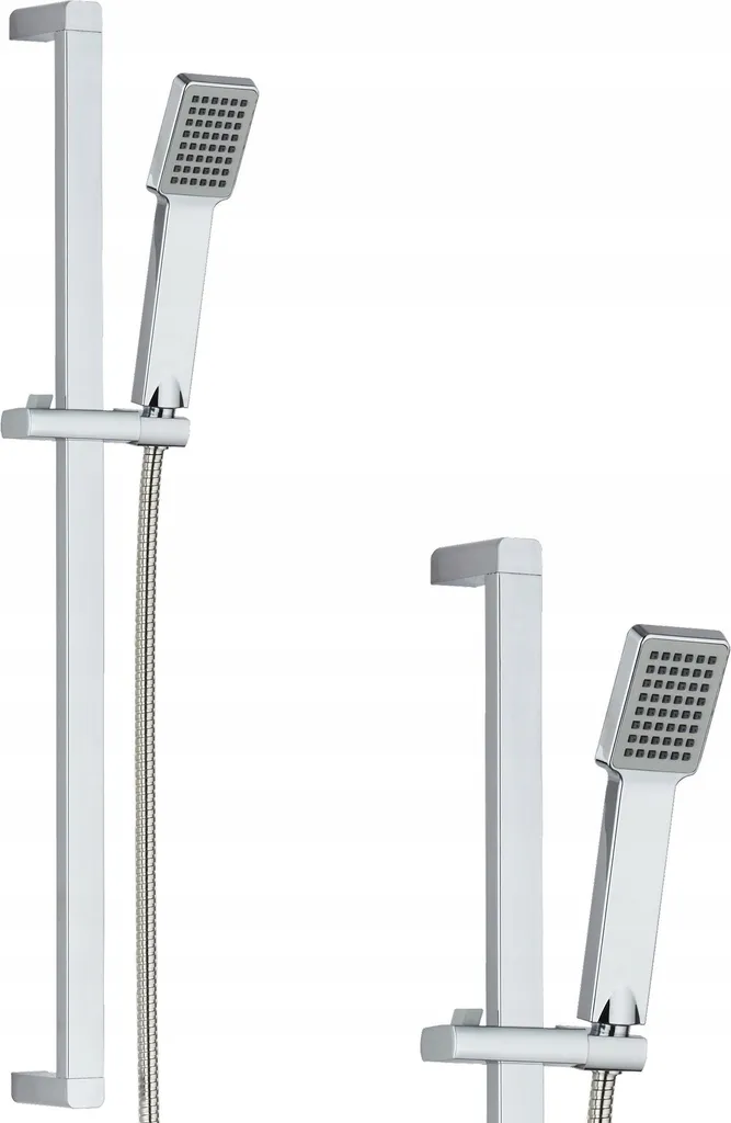 Set Doccia Cromato Granitan ZN3 - Design 62 cm - Montaggio Incluso