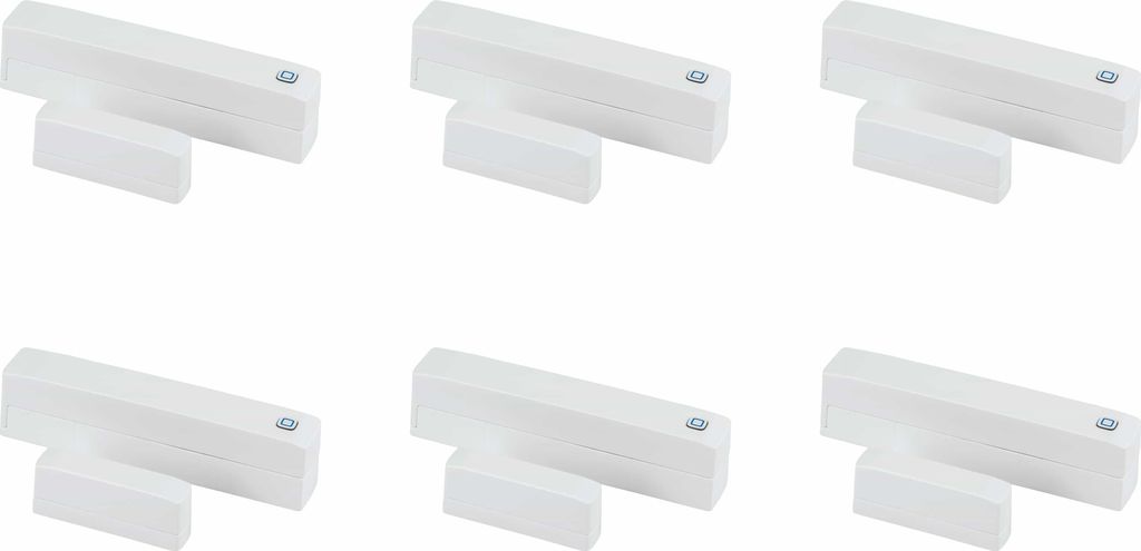HOMEMATIC IP Smart Home 151363, Fenster- und Türkontakt, magnetischm 6 Stück