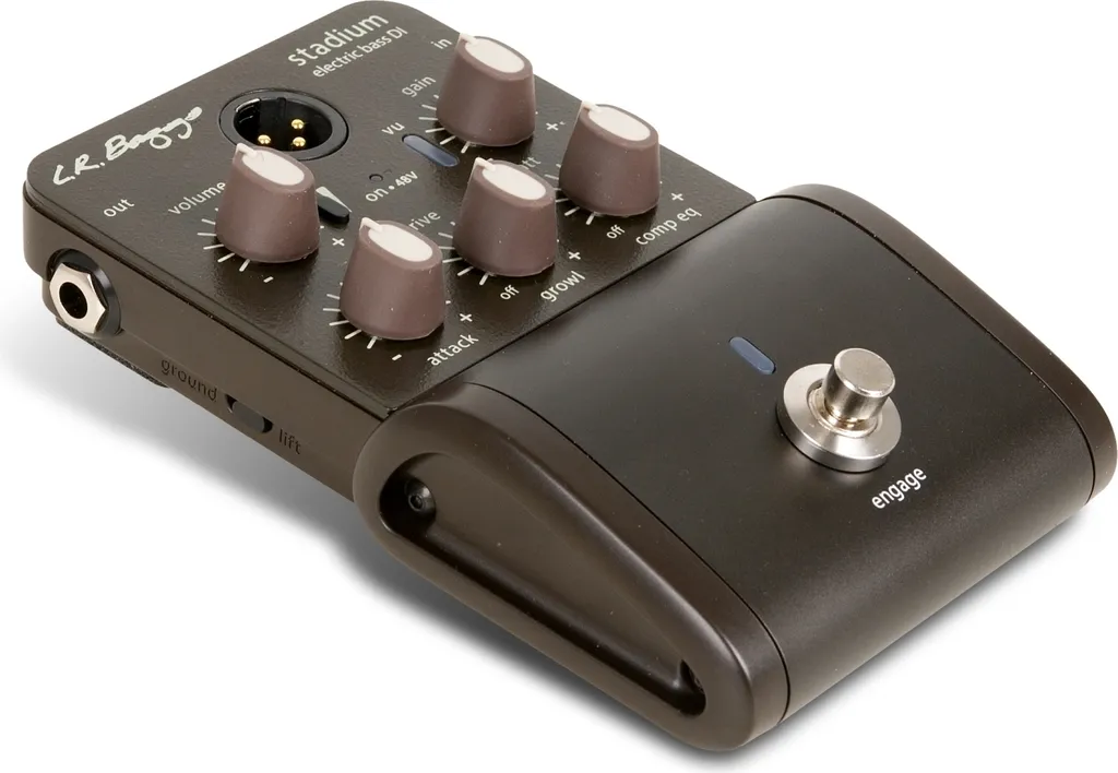 Stadium DI L.R. Baggs Effet Basse avec Compression et Égalisation Pro