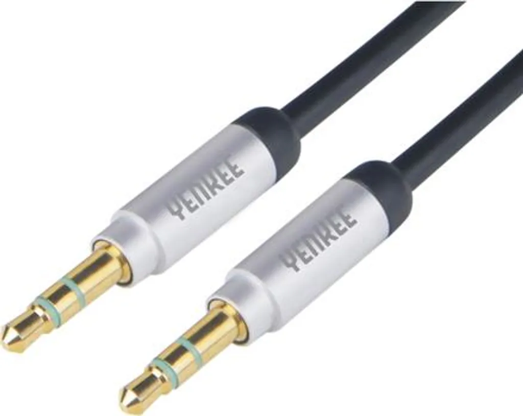 Yenkee YCA 202 BSR Cavo Audio Jack 2m - Metallo Rinforzato per Uso Intenso