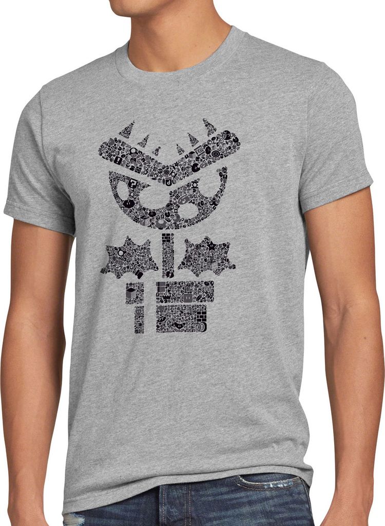 A.N.T. Super Piranha Plant Herren T-Shirt Mario Topf-Pflanze Gamer Play