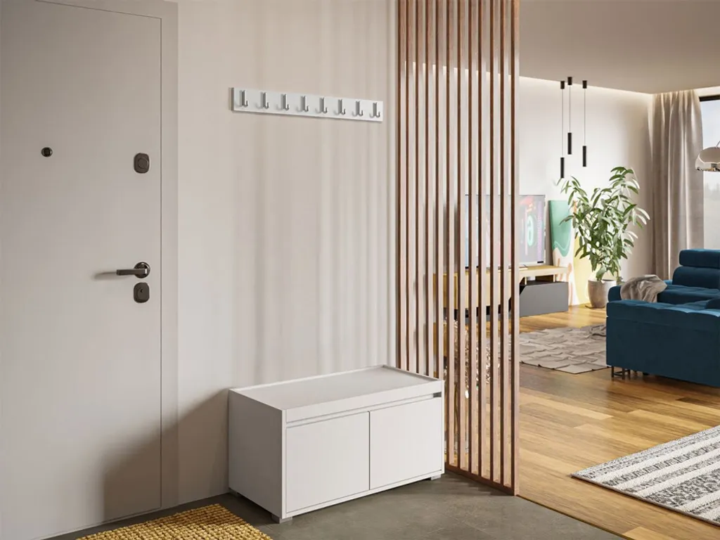 OFFERTA Parete Corridoio CLENZE 80cm - Mobile Bianco Salvaspazio Subito