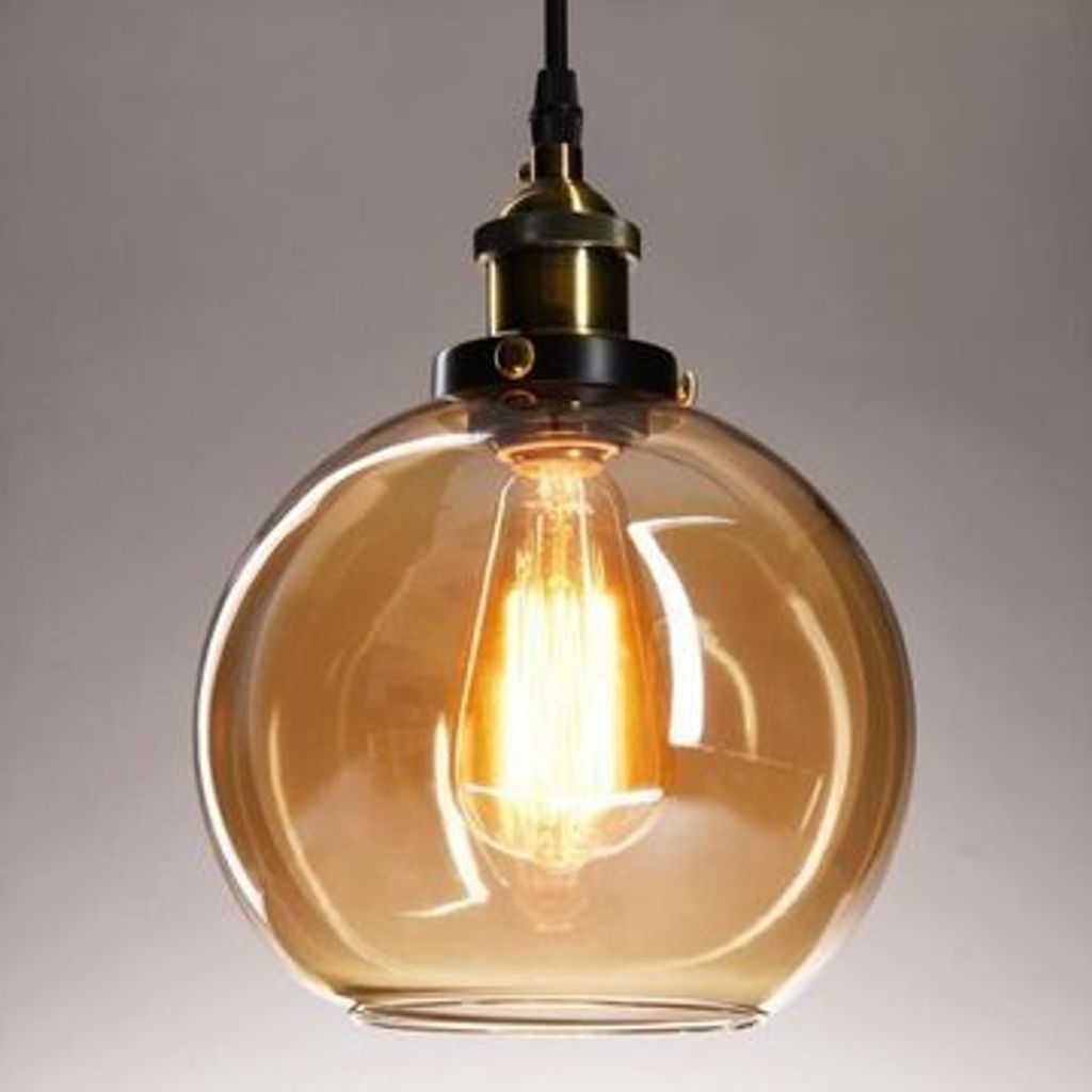 Toolight Pendellampe App044-1Cp Verto B Schwarz Metall Glas Produktbild 4