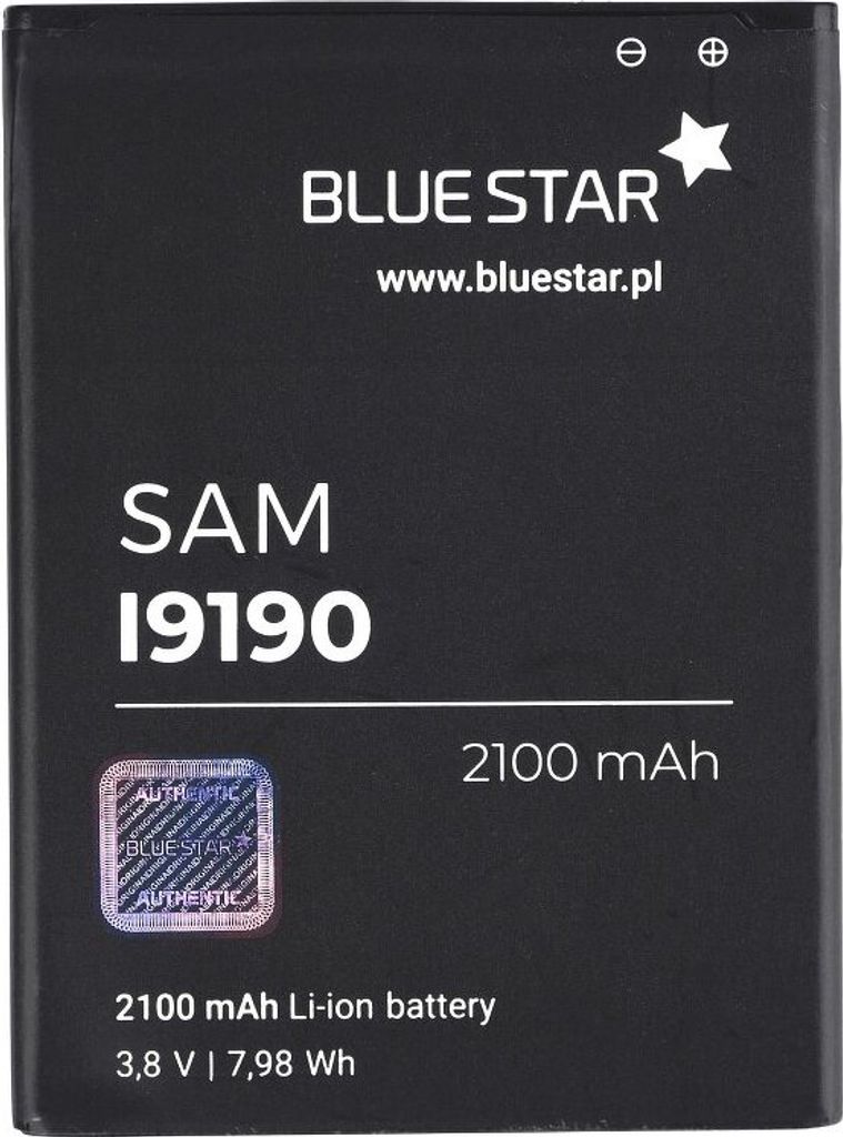 Bluestar Akku Ersatz kompatibel mit Samsung I9190 Galaxy S4 Mini 2100 mAh Austausch Batterie Premium Accu B-B500BEBEC