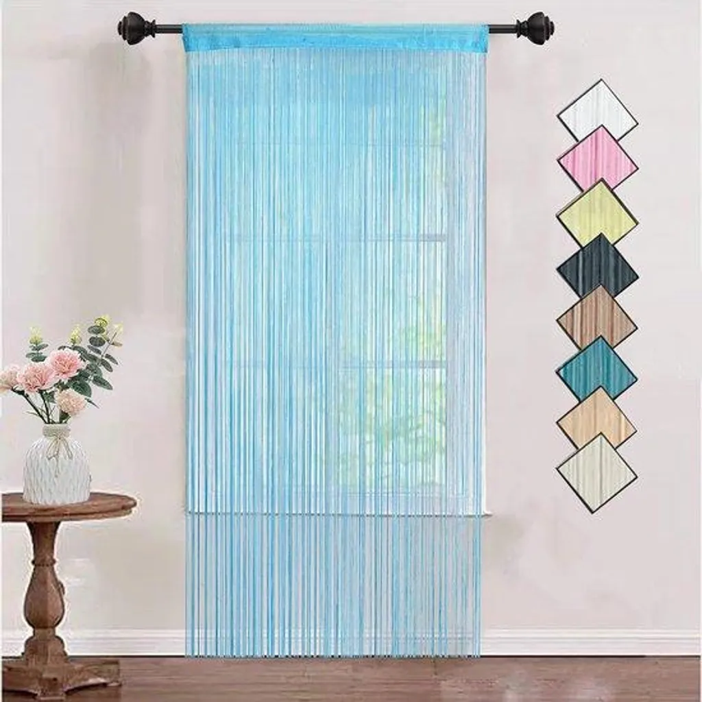 Moustiquaire stop insectes rideau en maille polyester pour porte 100x220
