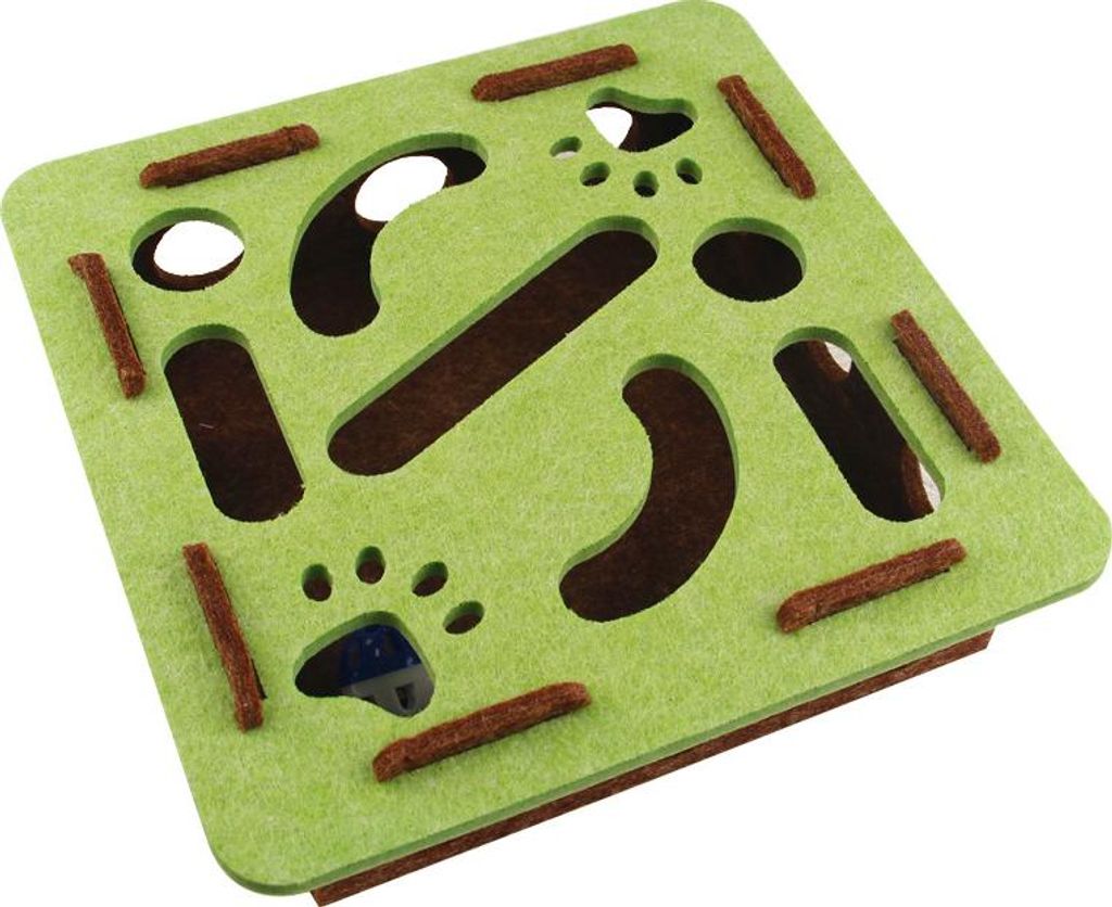 TAPPETINO LOGICO GIOCATTOLO PER GATTI 30x30x7,5 cm CON Immagine del prodotto 