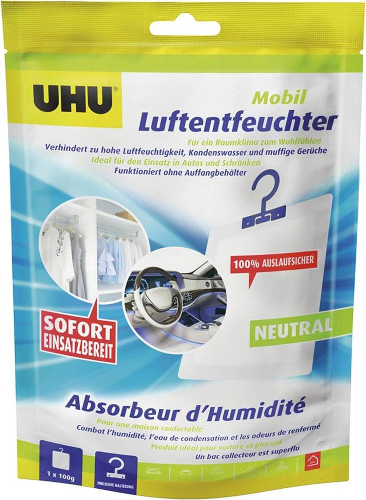 UHU® 47140 Odvlhčovač vzduchu mobilný - 100g Obrázok produktu 
