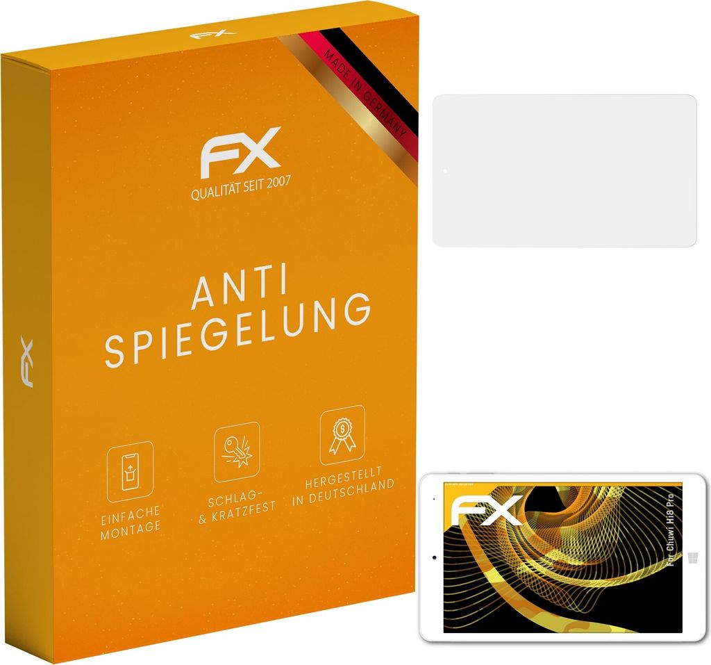 atFoliX FX-Antireflex 2x Schutzfolie kompatibel mit Chuwi Hi8 Pro Displayfolie