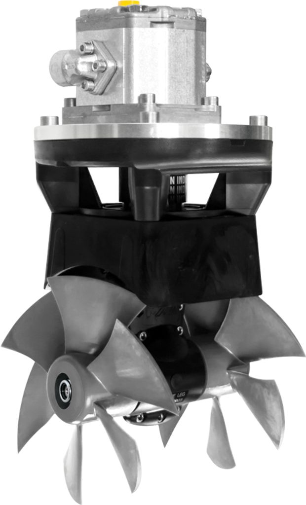 12V Bugstrahlruder Heckstrahlruder Max Power CT HYD 125 18 PS Thruster Boot