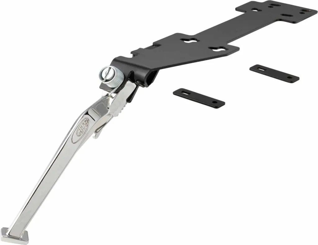 Béquille latérale SIP aluminium 205 mm à double ressort auto-pliante