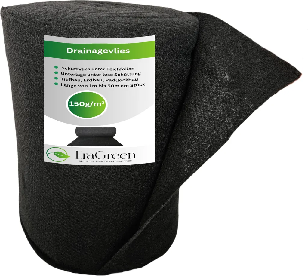 Évitez l'affaissement du sol avec ce géotextile 150g/m² 90m x 0,5m