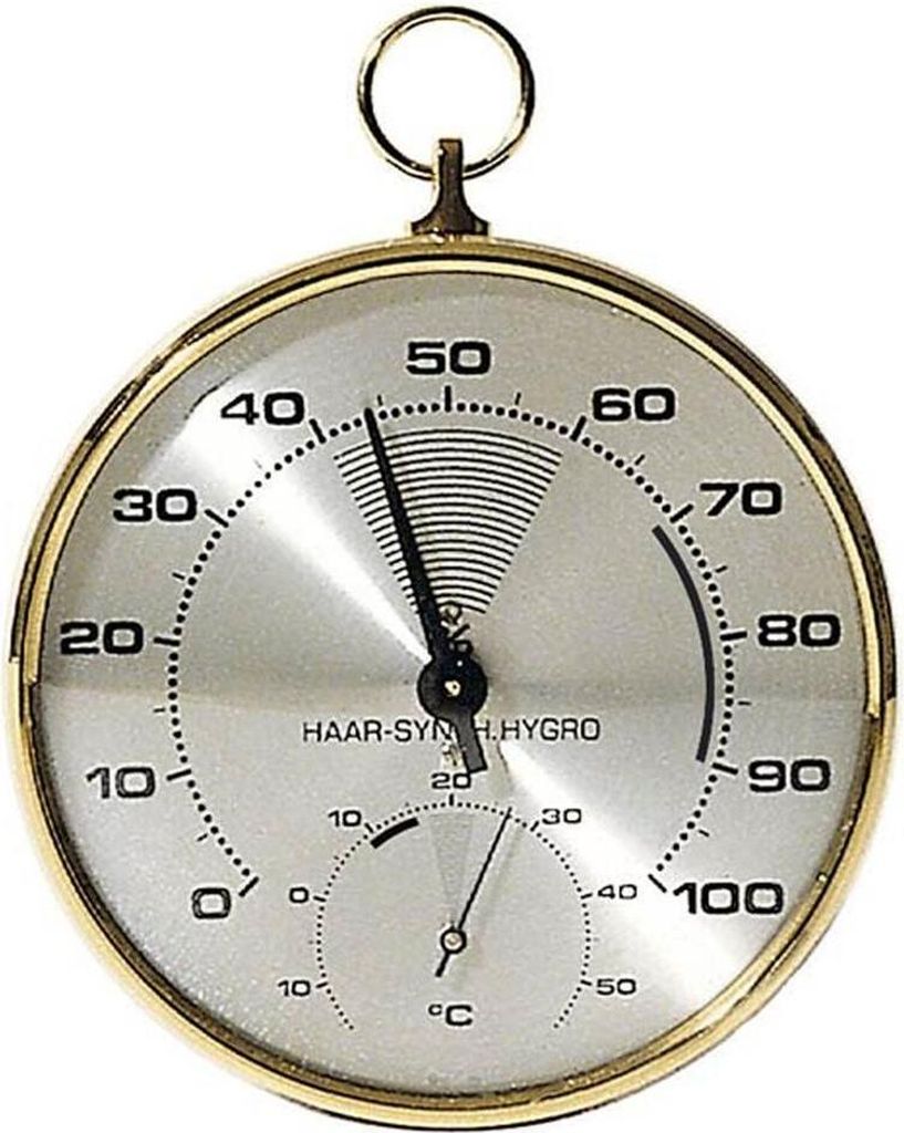 Kellerhygrometer-Thermometer von TFA Dostmann, Kunststoff, Silber