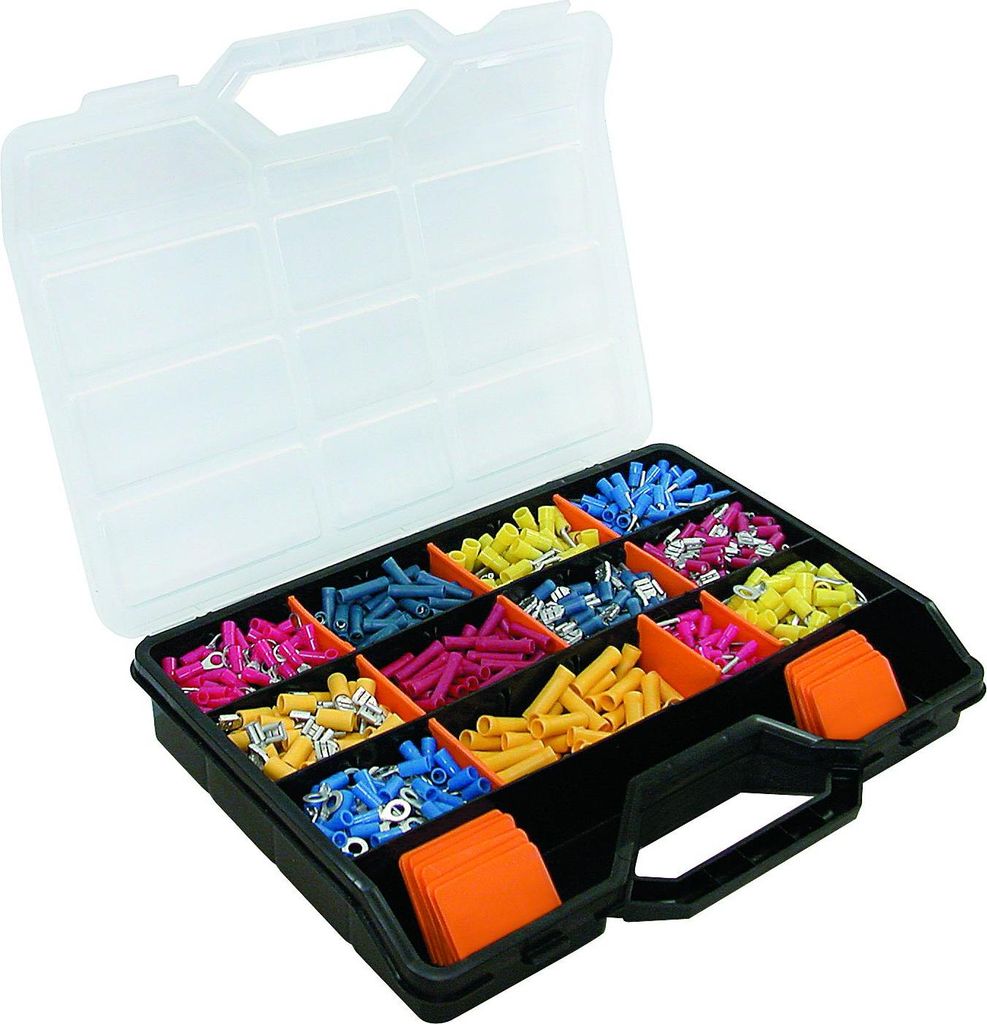 Kabelverbindersortiment 600-tlg.0,5-6mm² Allzweckkoffer WEIDMÜLLER