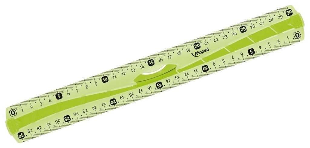 Maped 244130 Righello piatto Flex, 300 mm, in plastica, con Immagine del prodotto 