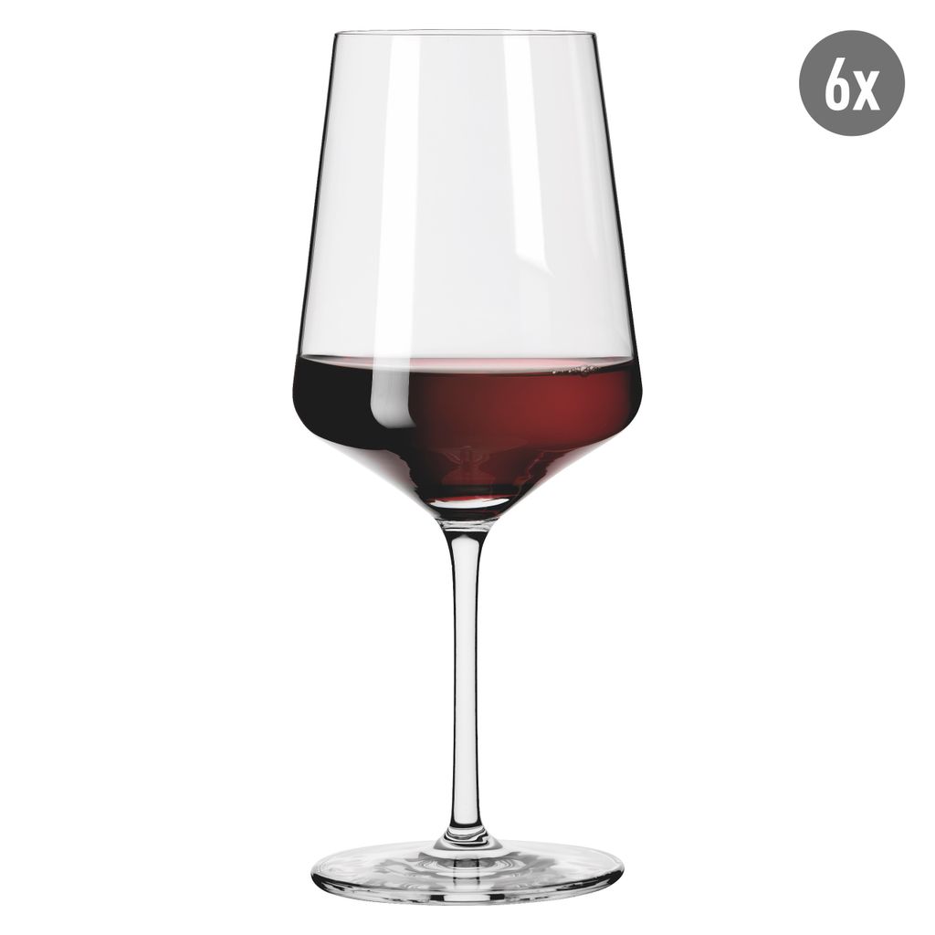 Set Di Bicchieri Da Vino Rossi Julie Bianco Chiaro H24 Di Immagine del prodotto 