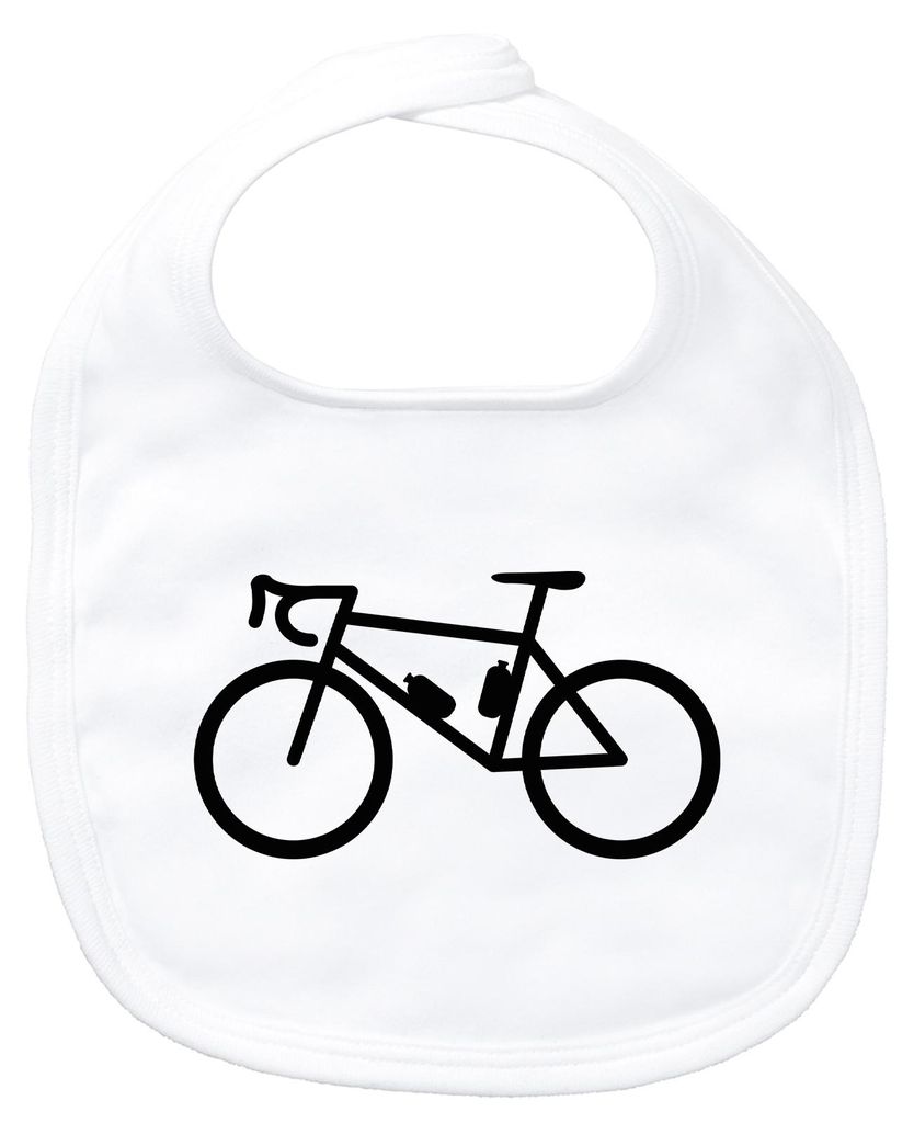 Huuraa Baby Lätzchen Bike Fahrrad White Klettverschluss  Produktbild 