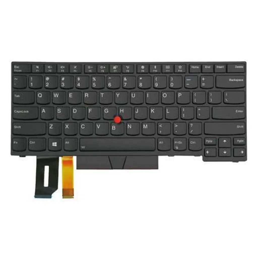 Lenovo ThinkPad T480s - Tastiera - QWERTY - Nero