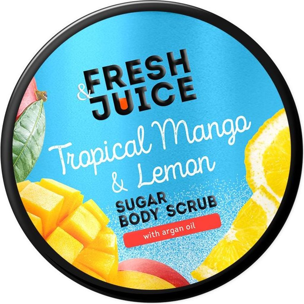 FRESH JUICE Mango-Zitronen Zucker-Körperpeeling 200ml