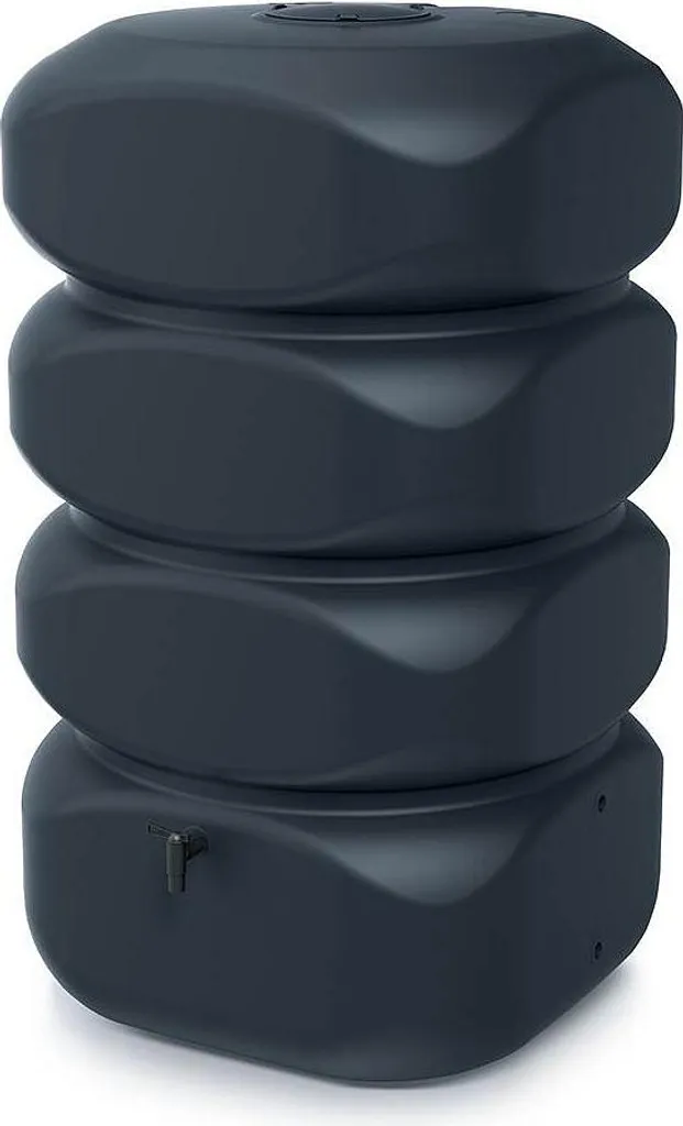 Collecteur eau de pluie 700L GUBO anthracite pour arroser le potager