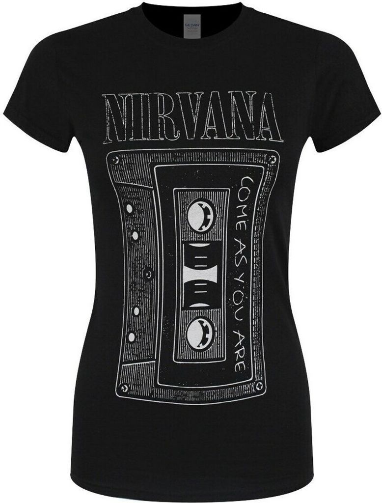 Nirvana - "Come As You Are" T-Shirt für Damen RO3017 (XL) (Schwarz)