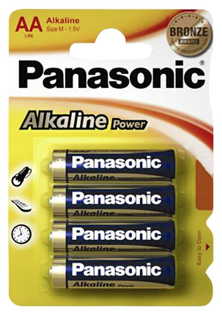 1x4 Panasonic Alkaline Power Mignon LR6 AA Produktbild 