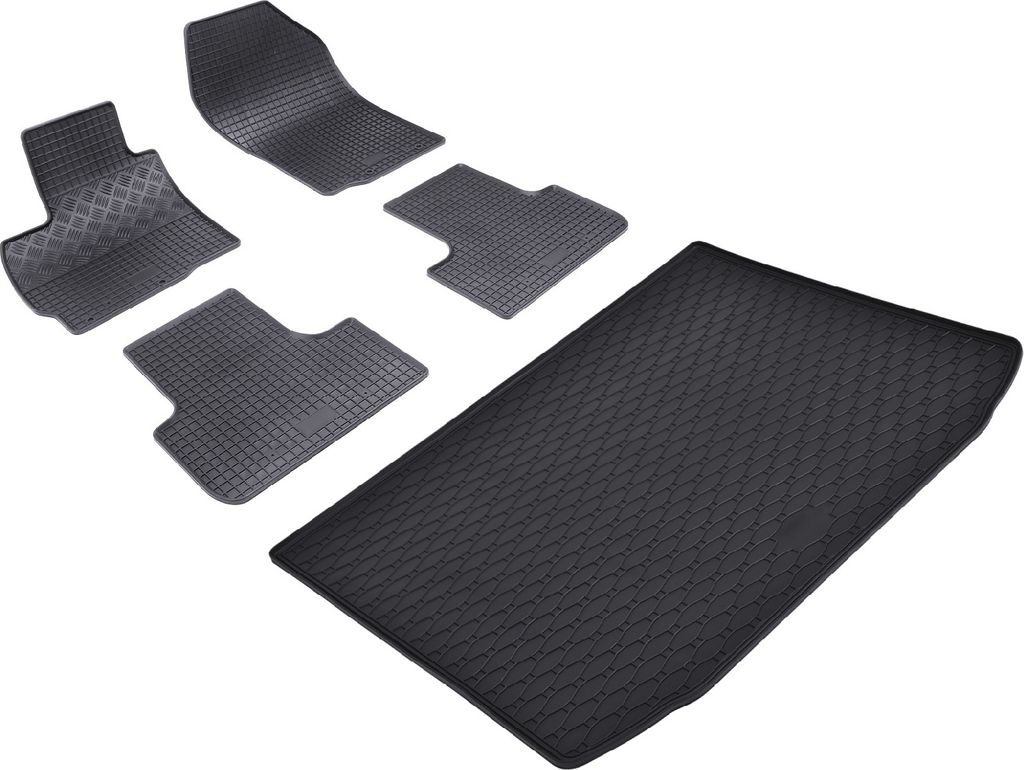 Z550423 Kofferraumwanne+Fußmatten passend für Mitsubishi ASX 1 GA Facelift Geländewagen SUV 5türer 2012-2016