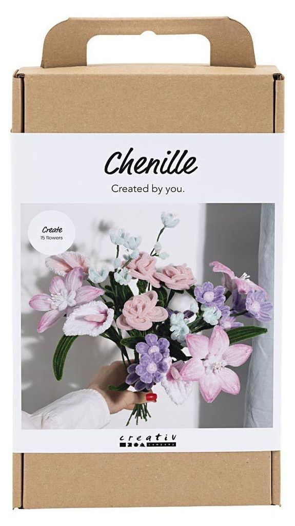 Creativ Company set de bricolage fleurs fil chenille Image du produit 
