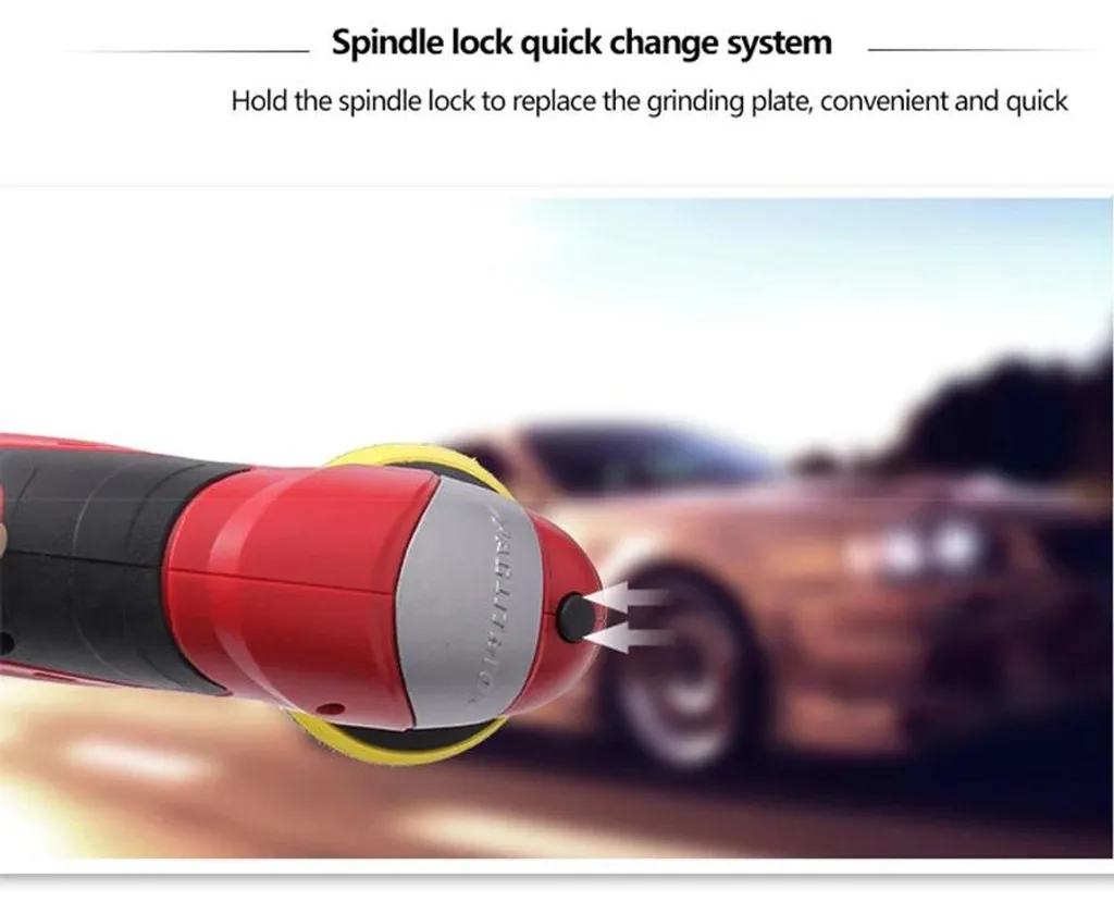Polisseuse voiture sans fil à vitesse variable avec batterie incluse - 4