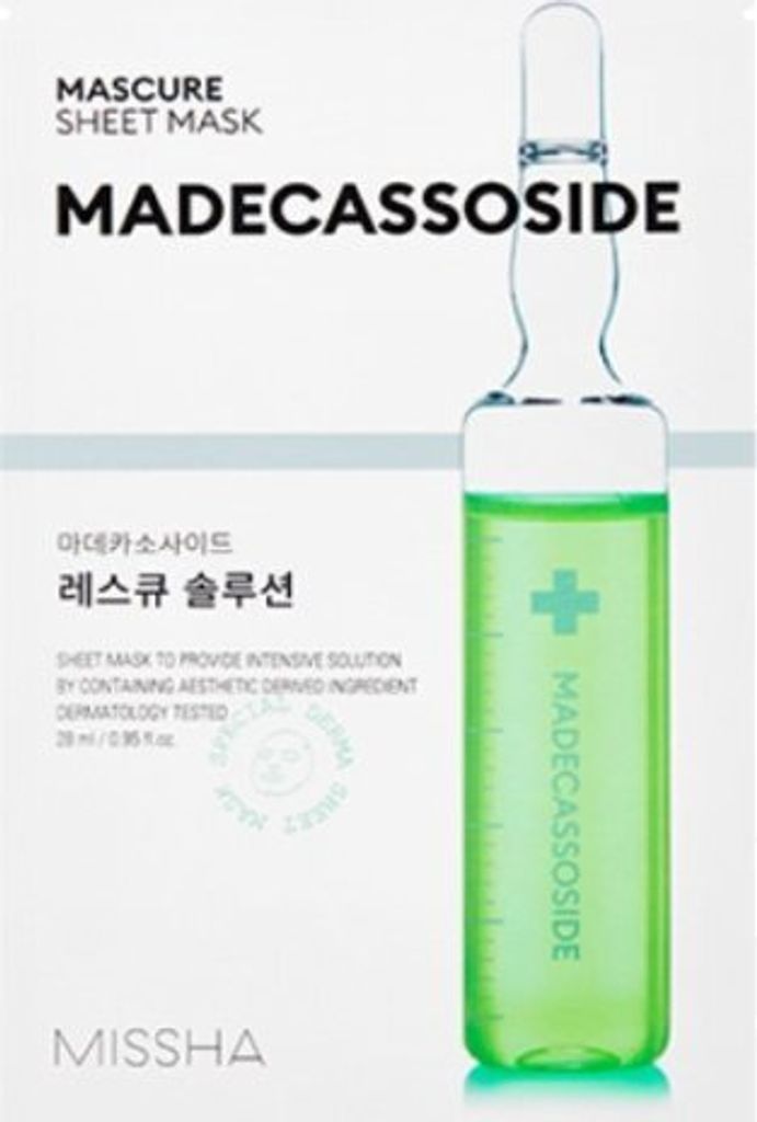 Missha Mascure Rescue Solution Sheet Mask Regenerating Face Image du produit 