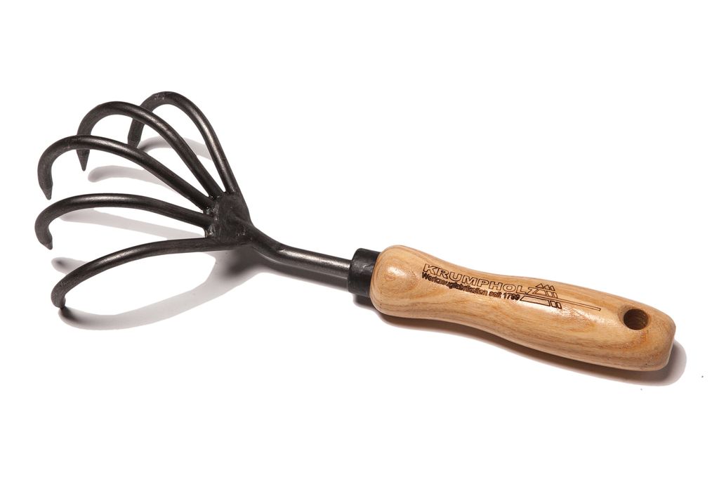 Krumpholz Blumenkralle (Grubber) 5 Zinken mit Eschengriff Produktbild 