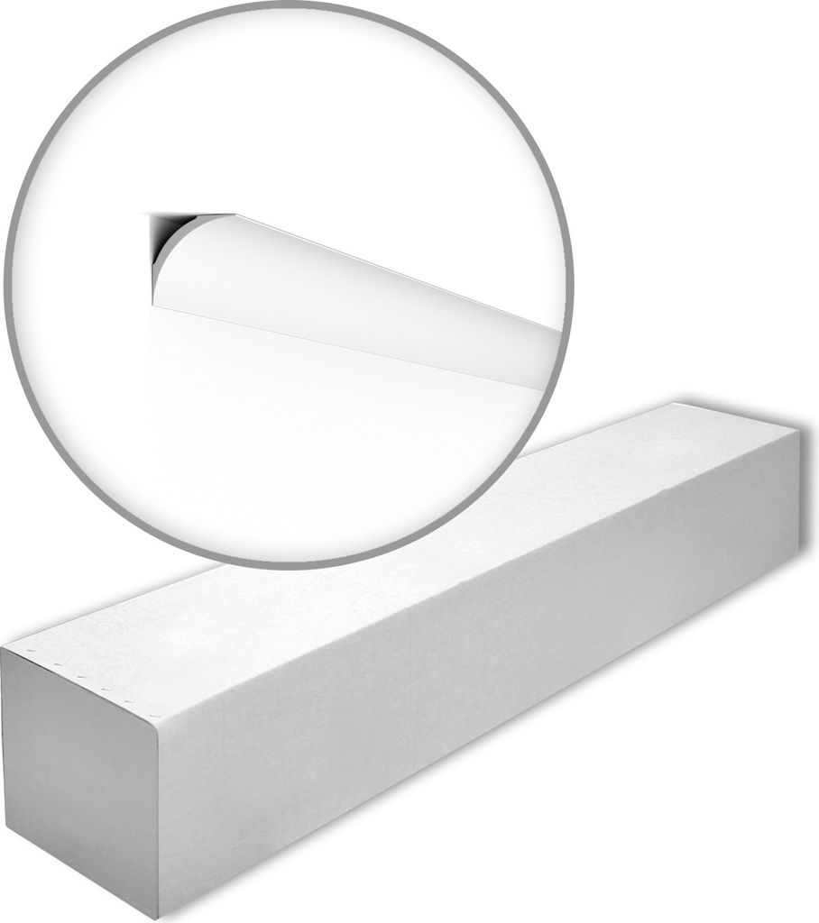 NMC NE2 PURE-box-10 NOMASTYL Eckleisten 1 Karton SET mit 10 Stuckleisten | 20 m