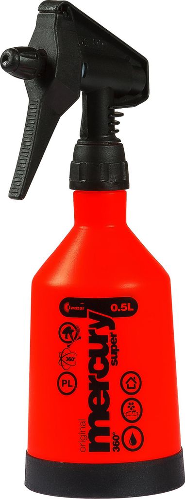 Handsprühgerät Mercury Super 360°, 0,5 l, doppeltwirkend, drehbar, KWAZAR