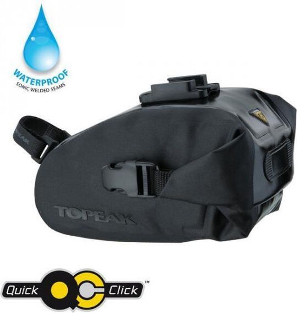 Topeak Wedge Dry Bag Satteltasche Black M 1 L