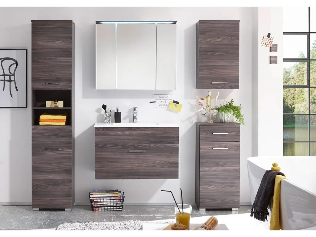 Petit meuble de rangement colonne basse Sofie pour salle de bain