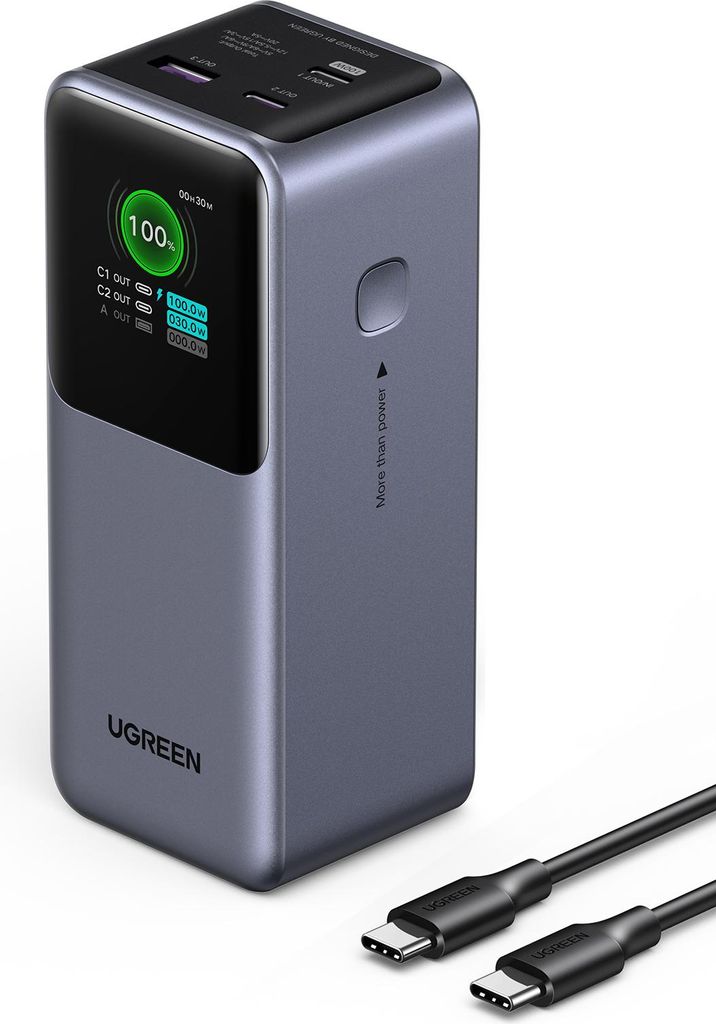 UGREEN 35524 20000mAh 130W Powerbank mit Schnellladung Produktbild 