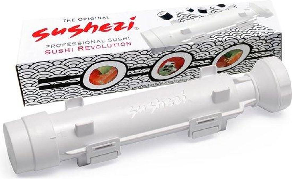 Professionelle Sushi-Formmaschine, weiß, 30 x 6 x 6 cm