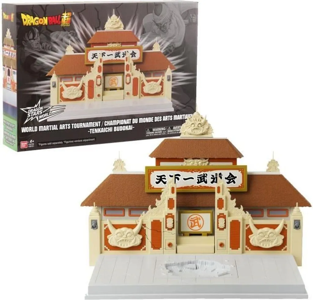 Arène de Combat Tenkkaichi Budokai Bandai avec Murs de Ring Amovibles