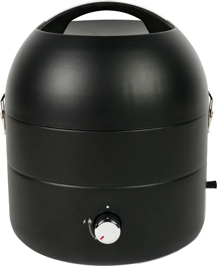 Barbecue de Table à Gaz Sphérique TAINO Noir Compact Spécial Camping
