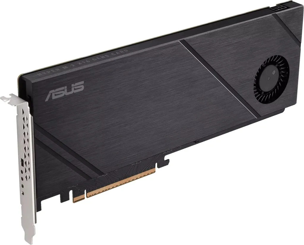 ASUS Hyper M.2 x16 Gen5 Scheda Adattatore PCIe 5.0 512Gbps NVMe RAID