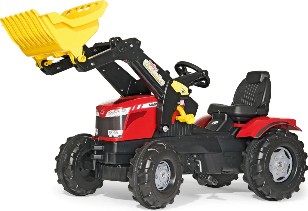Tracteur Rolly Toys MF 8650 à pédales avec transmission protégée