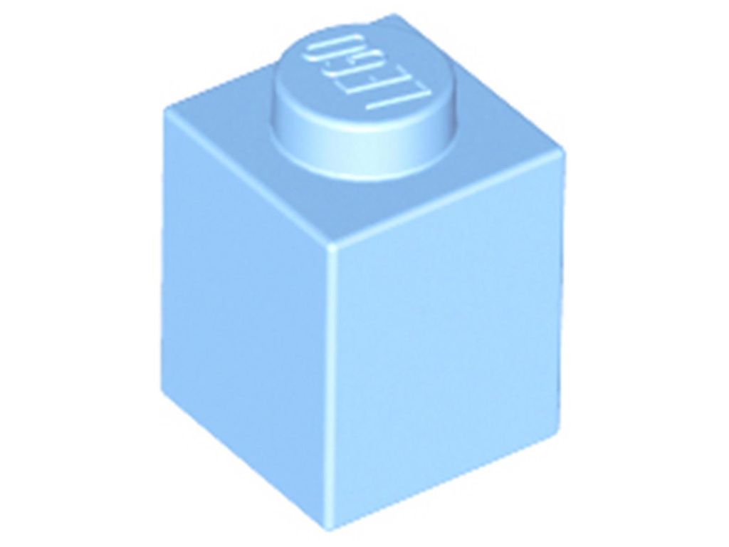 Lego 10 Stück 3005 Stein Brick 1x1 Part Basic Steine 10 Helles Hellblau