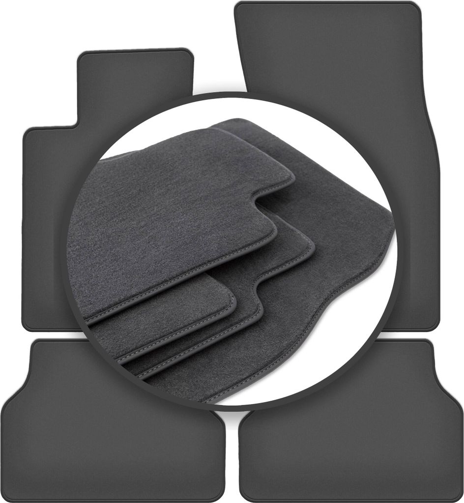 Premium-Fußmatten für: BMW 5 E60 Limousine (2003-2010)