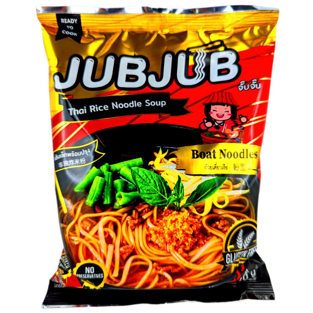 Jubjub Instant Reisnudeln Suppe Rind 12er Pack (12 x 70g)