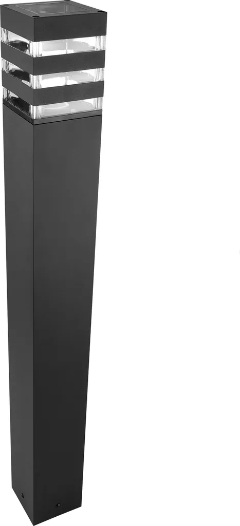 Borne Extérieure Étanche IP44 Luminaire de Jardin 80cm Douille E27 13W