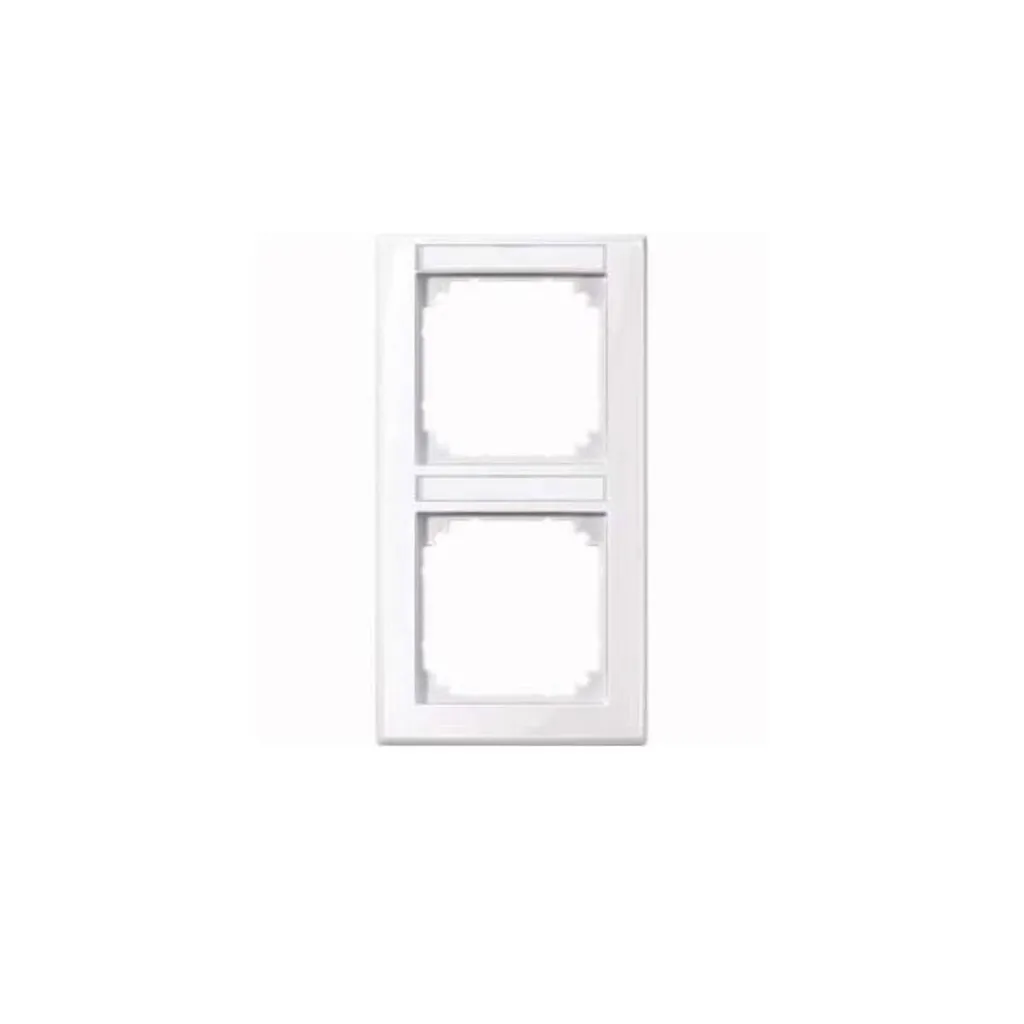 Cadre 4 postes pour signalétique électrique blanche 470225 pro