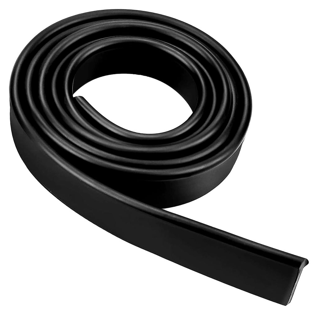 Gummilippe Abzieher 105CM Schwarz,Scheibenwischer Gummi,Wischergummi,Zuschneidbar Ersatz Abzieher Gummi Silikon,Weich Fensterwischer Kann Geschnitt...