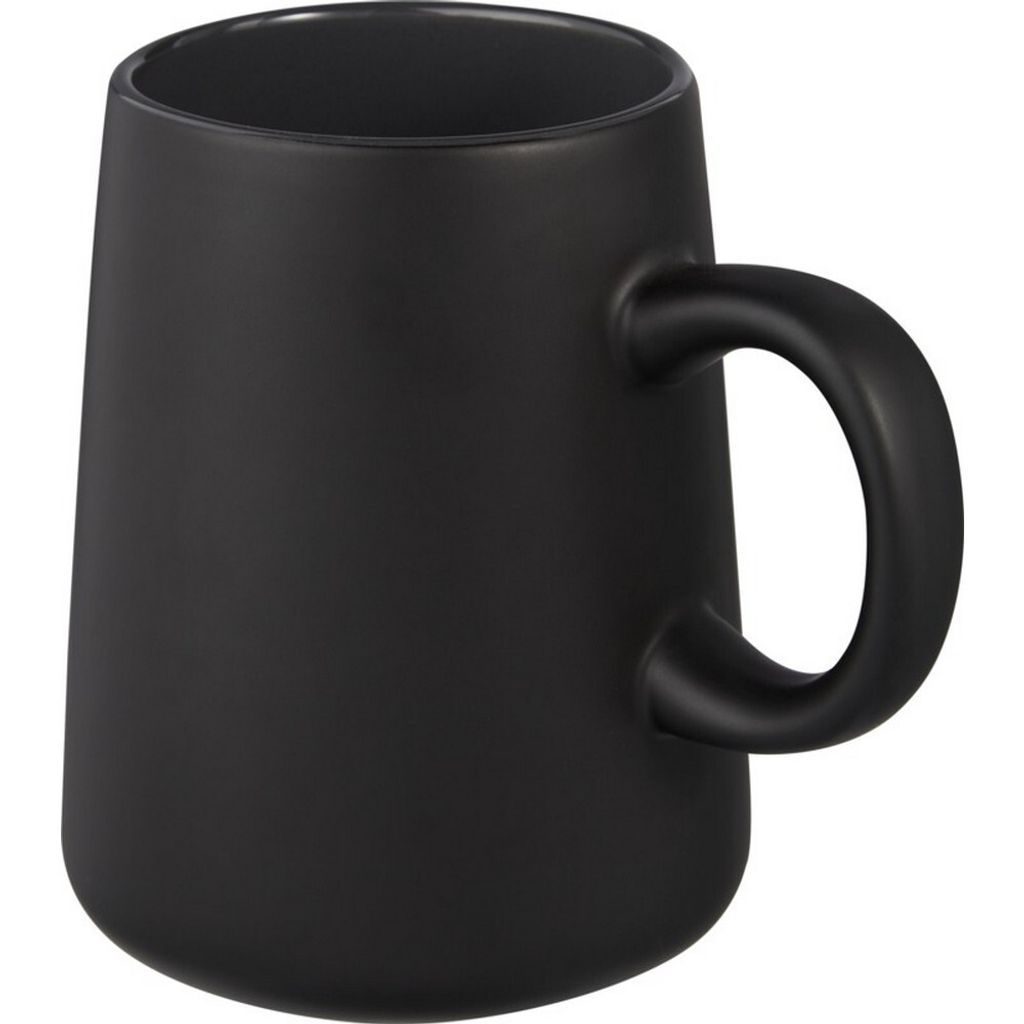 Unbranded - Kaffeebecher "Joe", Keramik, 450ml PF4413 (Einheitsgröße) (Schwarz)