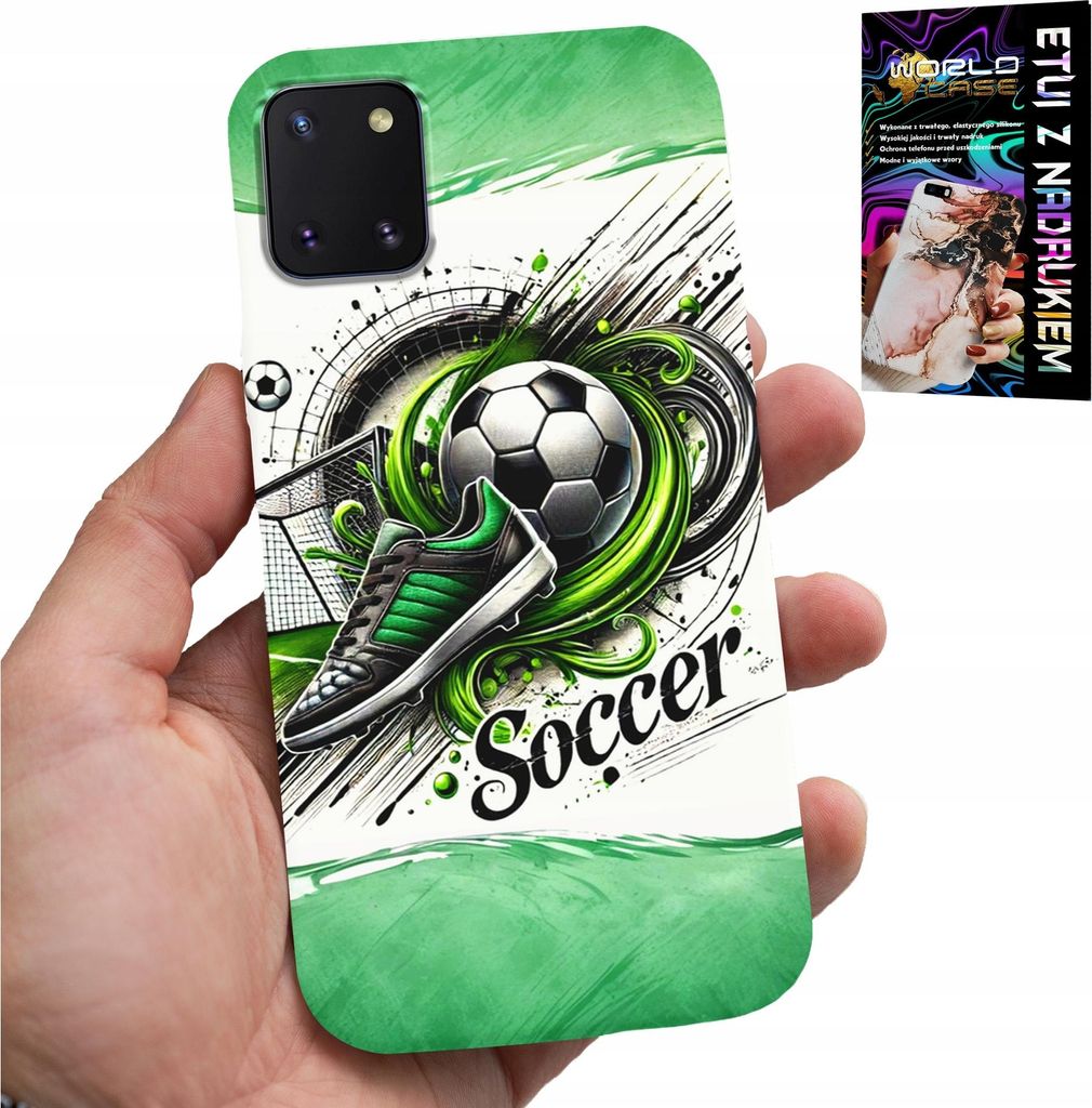 Hülle Für Samsung Galaxy A81 - Fussball, Fussballhülle + Glas
