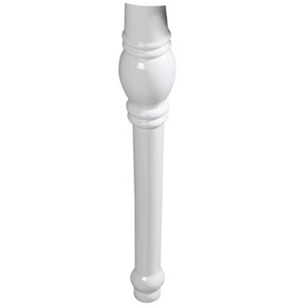 Kerasan RETRO Keramik-Füße für Waschtisch 105001, flach, 1 Stk., weiß