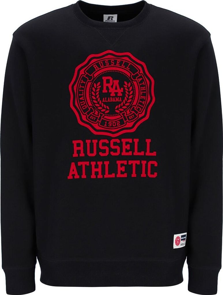 Russell Athletic Center Dazzling Langarm-t-shirt Schwarz S Mann Schwarz S